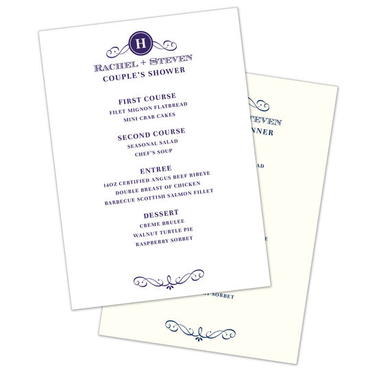 Initial Scroll Menu Cards